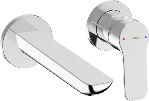Hansa HansaBasic kit de finition pour mélangeur lavabo - mousseur PCA® - mousseur CACHÉ® - chromé