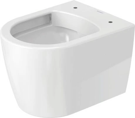 Duravit ME by Starck compact toilette suspendue 370 x 480 mm - rimless sans rebord - blanc mat - fixation invisible