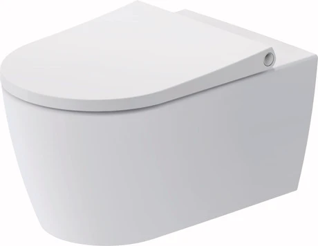 Duravit Bento Starck Box toilette suspendue 373 x 570 mm PACK rimless (toilette suspendue + abattant met Softclose/Quick Release) sans rebord - blanc Hygieneglaze