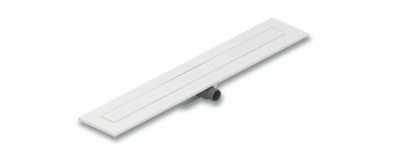 I-Drain Liquid Linear 68 White douchegoot 600 mm - inclusief rooster