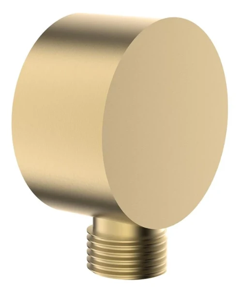 Procasa Vivo muuraansluitbocht 1/2 - Brushed Gold PVD - goud mat PVD