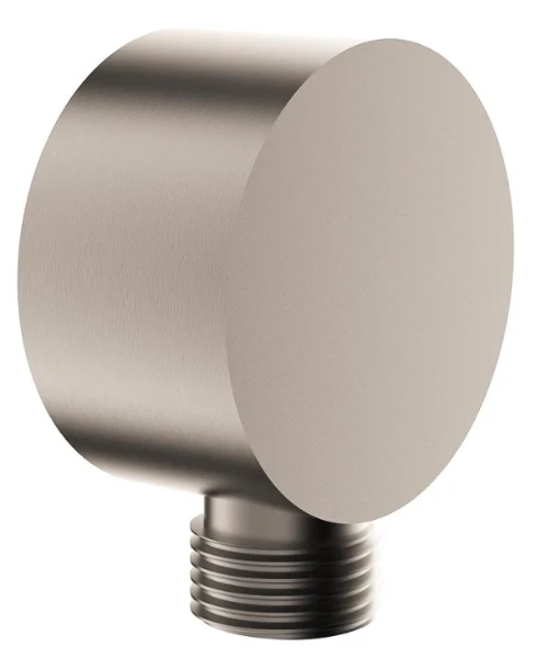 Procasa Vivo muuraansluitbocht 1/2 - Brushed Nickel PVD - geborsteld mat PVD