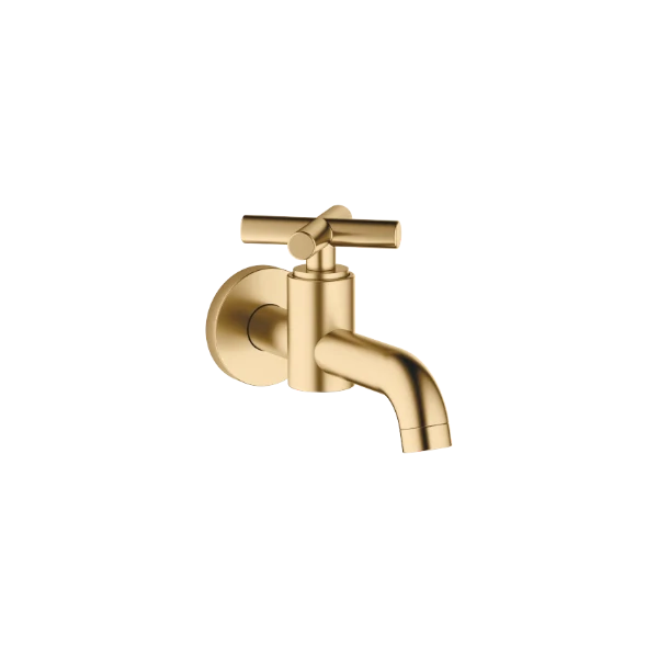 Dornbracht Tara robinet eau froide mural - bec fixe 140 mm - laiton brossé