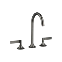 DORNBRACHT VAIA Mélangeur lavabo à 3 trous avec garniture d'écoulement Dark Platinum matt