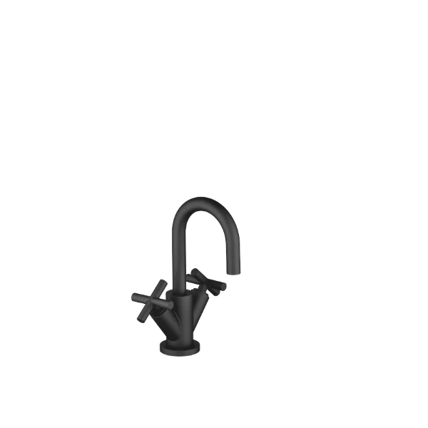 DORNBRACHT Tara Mélangeur de lavabo monotrou avec garniture d'écoulement noir mat