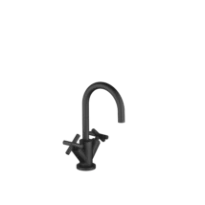 Dornbracht TARA mitigeur lavabo 1-trou avec vidage noir mat