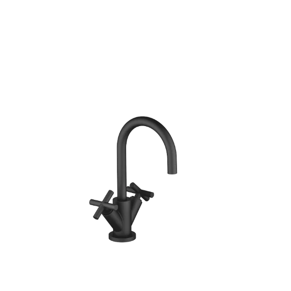 Dornbracht TARA mitigeur lavabo 1-trou avec vidage noir mat