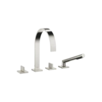 Dornbracht MEM mit. Bain 4-trous sur gorge ou sur le bord carrelé platina mat