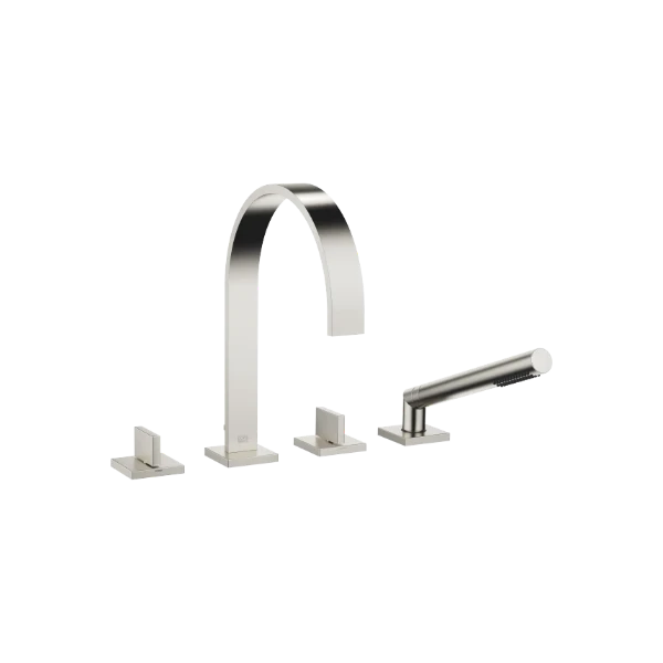 Dornbracht MEM mit. Bain 4-trous sur gorge ou sur le bord carrelé platina mat