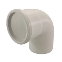 Ubbink Rolux PP coude 60 mm - 87° - noir