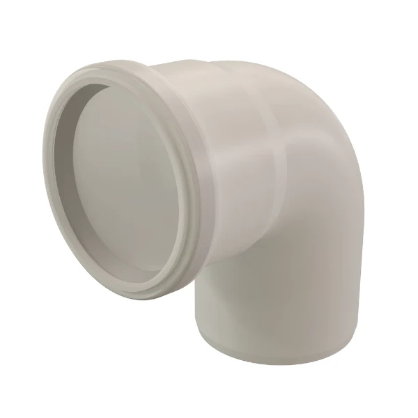 Ubbink Rolux PP coude 60 mm - 87° - noir