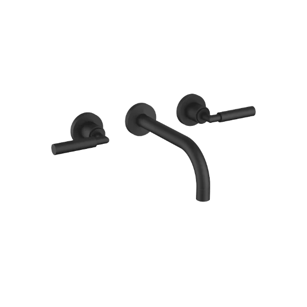 DORNBRACHT Tara Robinetterie murale pour lavabo sans garniture d’écoulement noir mat