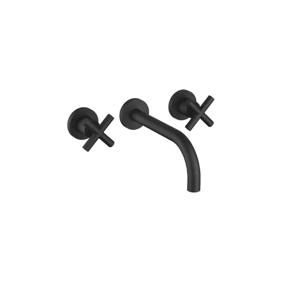 DORNBRACHT Tara Robinetterie murale pour lavabo sans garniture d’écoulement noir mat