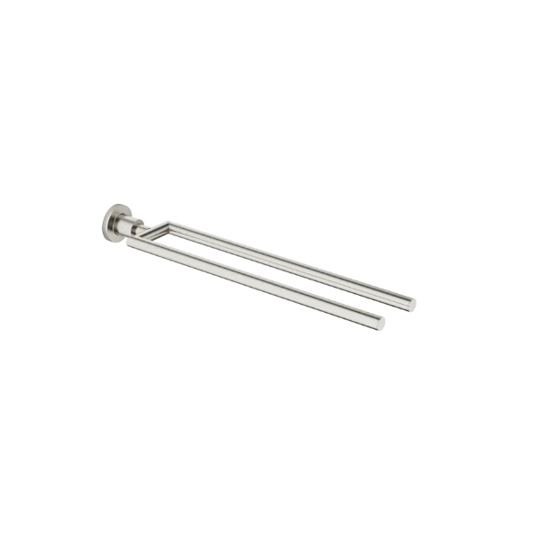 DORNBRACHT Tara Porte-serviette en deux parties ayant une fixation mono point platine mat