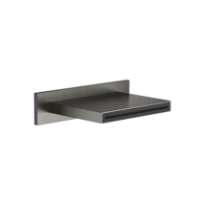 DORNBRACHT WATER SHEET bec déverseur pour montage mural Dark Platinum matt