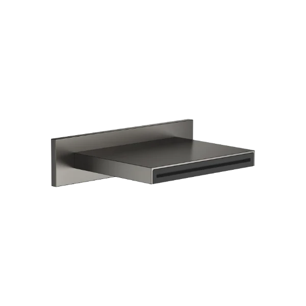 DORNBRACHT WATER SHEET bec déverseur pour montage mural Dark Platinum matt