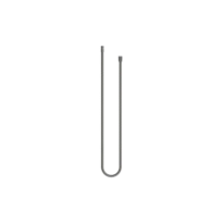 DORNBRACHT WSS Flexible métallique de douche 1/2" x 3/8" x 1750 mm Dark Platinum matt
