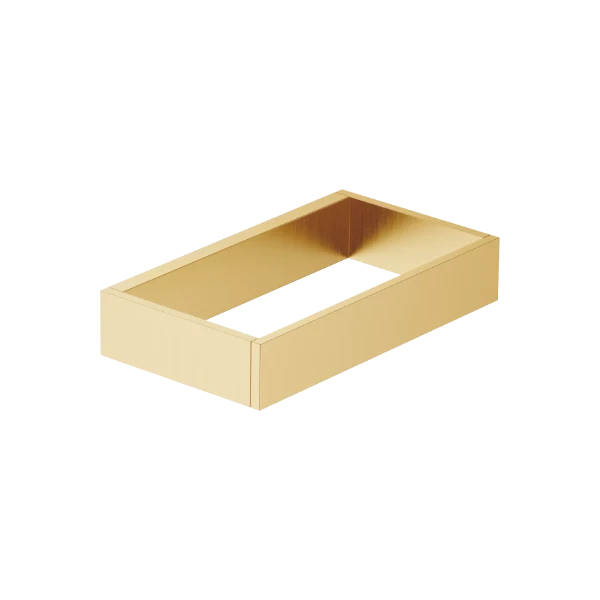DORNBRACHT MEM Anneau porte-serviette de forme carrée laiton brossé