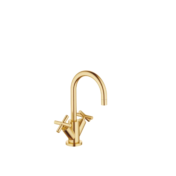 DORNBRACHT Tara Mélangeur de lavabo monotrou avec garniture d'écoulement laiton brossé