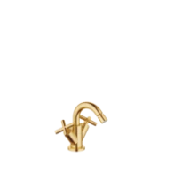 DORNBRACHT Tara Mélangeur de bidet monotrou avec garniture d'écoulement laiton brossé