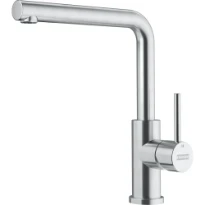 Franke Smart Glenda mitigeur de cuisine avec bec pivotant - Levier latéral - Acier inoxydable