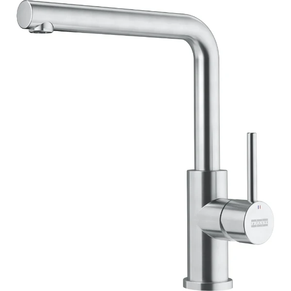 Franke Smart Glenda mitigeur de cuisine avec bec pivotant - Levier latéral - Acier inoxydable