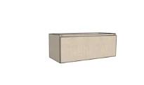 Procasa Klaire 39 - sous meuble lavabo avec 1 tirroir 1000 x 435 x 390 mm - linnen