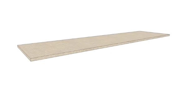 Procasa Klaire top - HPL plan vasque 1700 x 460 x 18 mm - sans découpe - linnen