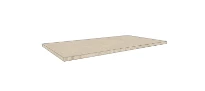 Procasa Klaire top - HPL plan vasque 800 x 460 x 18 mm - sans découpe - linnen