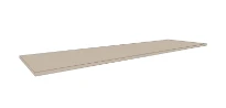 Procasa Klaire top - HPL plan vasque 1600 x 460 x 18 mm - sans découpe - soft