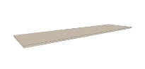 Procasa Klaire top - HPL plan vasque 1700 x 460 x 18 mm - sans découpe - soft