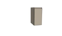 Procasa Klaire 65 - sous meuble lavabo avec 1 porte 300 x 435 x 650 mm - charnière gauche - soft