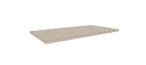Procasa Klaire top - HPL plan vasque 800 x 460 x 18 mm - sans découpe - soft