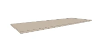 Procasa Klaire top - HPL plan vasque 1300 x 460 x 18 mm - sans découpe - soft