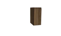 Procasa Klaire 65 - sous meuble lavabo avec 1 porte 300 x 435 x 650 mm - charnière gauche - walnut