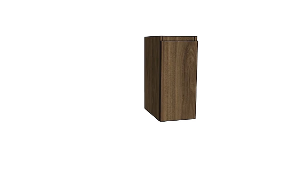 Procasa Klaire 65 - sous meuble lavabo avec 1 porte 300 x 435 x 650 mm - charnière gauche - walnut
