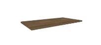 Procasa Klaire top - HPL plan vasque 800 x 460 x 18 mm - sans découpe - walnut