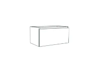 Procasa Klaire 39 - sous meuble lavabo avec 1 tirroir 800 x 435 x 390 mm - blanc