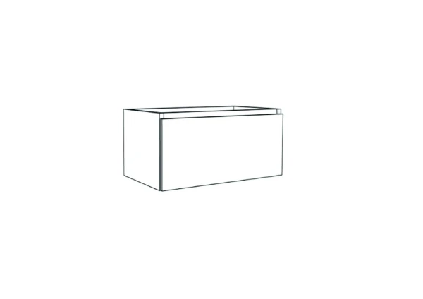 Procasa Klaire 39 - sous meuble lavabo avec 1 tirroir 800 x 435 x 390 mm - blanc