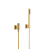 DORNBRACHT Symetrics Garniture de douche avec rosaces individuelles avec réglage du débit laiton brossé