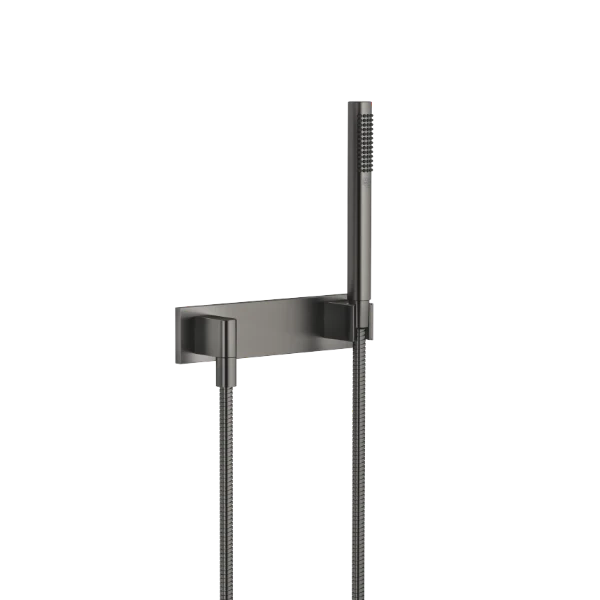 DORNBRACHT Symetrics Garniture de douche sur plaque de recouvrement Dark Platinum matt