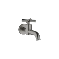 Dornbracht Tara robinet eau froide mural - bec fixe 140 mm - Dark Platinum matt