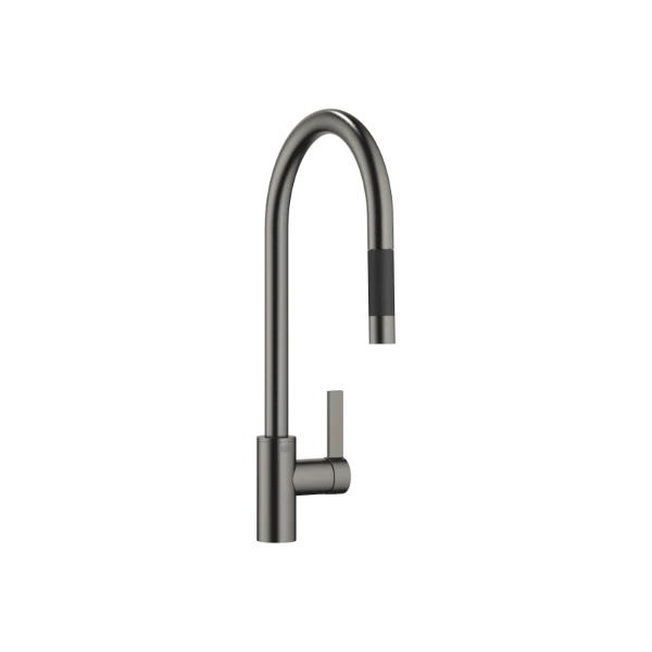 DORNBRACHT Tara Ultra Mitigeur monocommande Pull-down avec fonction douchette Dark Platinum matt