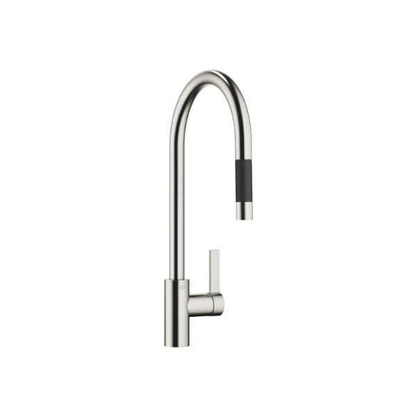 Dornbracht TARA Ultra mitigeur avec bec extractible avec fonction douchette platina mat
