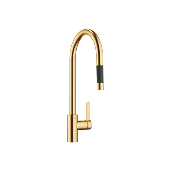 DORNBRACHT Tara Ultra Mitigeur monocommande Pull-down avec fonction douchette laiton brossé