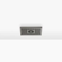 Dornbracht Universeel pomme de douche arrosoir pour fixation au plafond Avec lumière 300 x 240 mm - Dark Platinum brossé