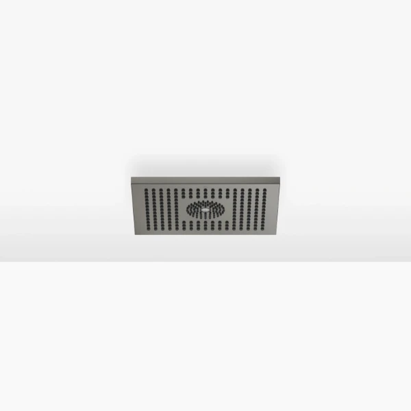 Dornbracht Universeel pomme de douche arrosoir pour fixation au plafond Avec lumière 300 x 240 mm - Dark Platinum brossé