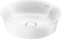 Duravit White Tulip lavabo à poser 430 x 430 x 140 mm - blanc - sans trou de robinet - sans trop-plein