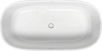 Duravit Zencha baignoire autoportante DuroCast Plus 1800 x 900 mm - blanc mat