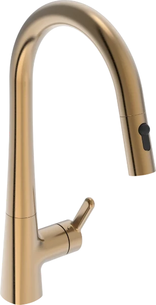 Hansa Hansadesigno Style mitigeur cuisine - douchette 2jet - brushed brons